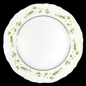 Crown Jewel Bridal Wreath Bread & Butter Plate Vintage 1960s Bavaria Germany